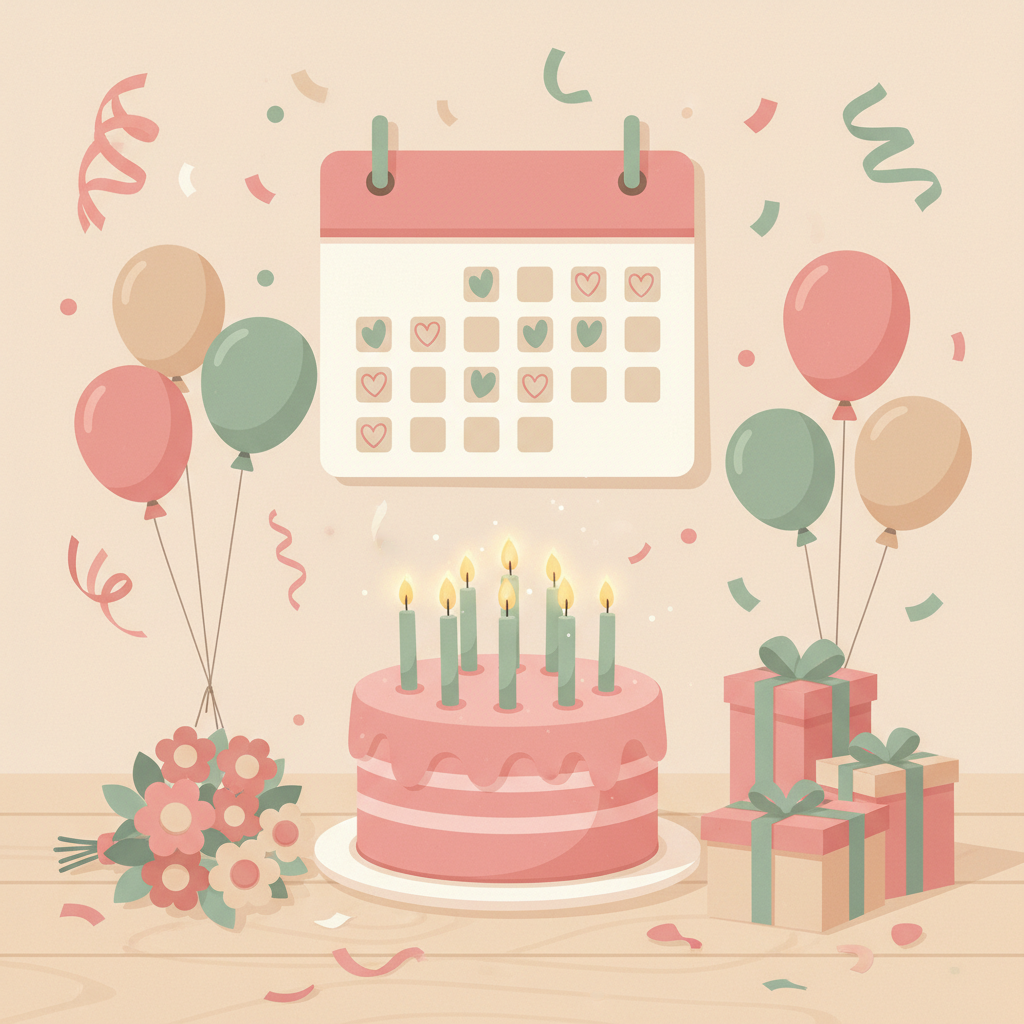 Calendriers des anniversaires - Décoration bois artisanale faite main - Canca Créations