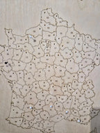 Tableau de suivi des commandes « Succès & Territoire » - Décoration bois artisanale faite main - Canca Créations