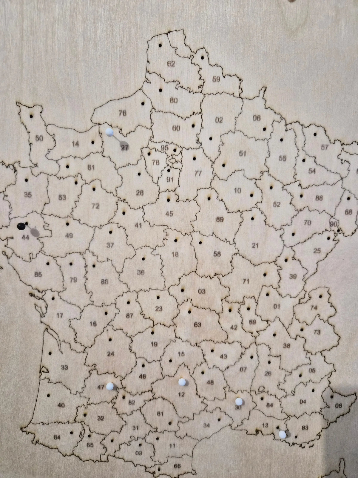 Tableau de suivi des commandes « Succès & Territoire » - Décoration bois artisanale faite main - Canca Créations