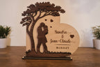 RACINES : la force du couple enlacé - Décoration bois artisanale faite main - Canca Créations
