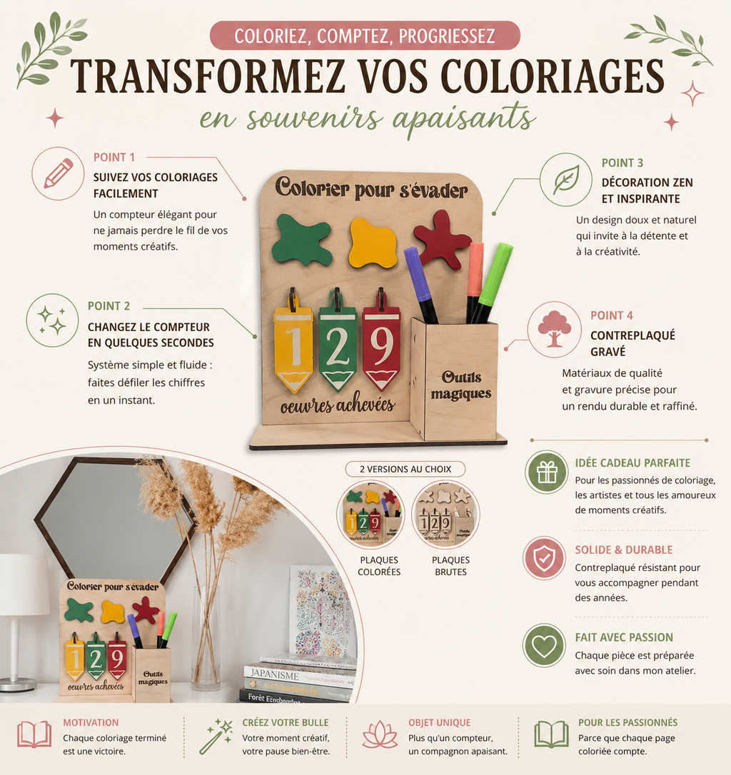 Compteur de coloriage "PIGMORA"