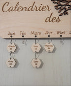 Médailles "ARVELIA" supplémentaires - Décoration bois artisanale faite main - Canca Créations