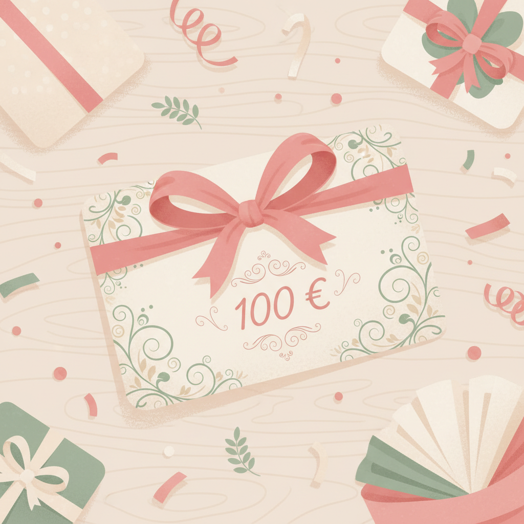 Carte visuelle pour créatrices, suivi de commandes par département, design 100 euros décoratif