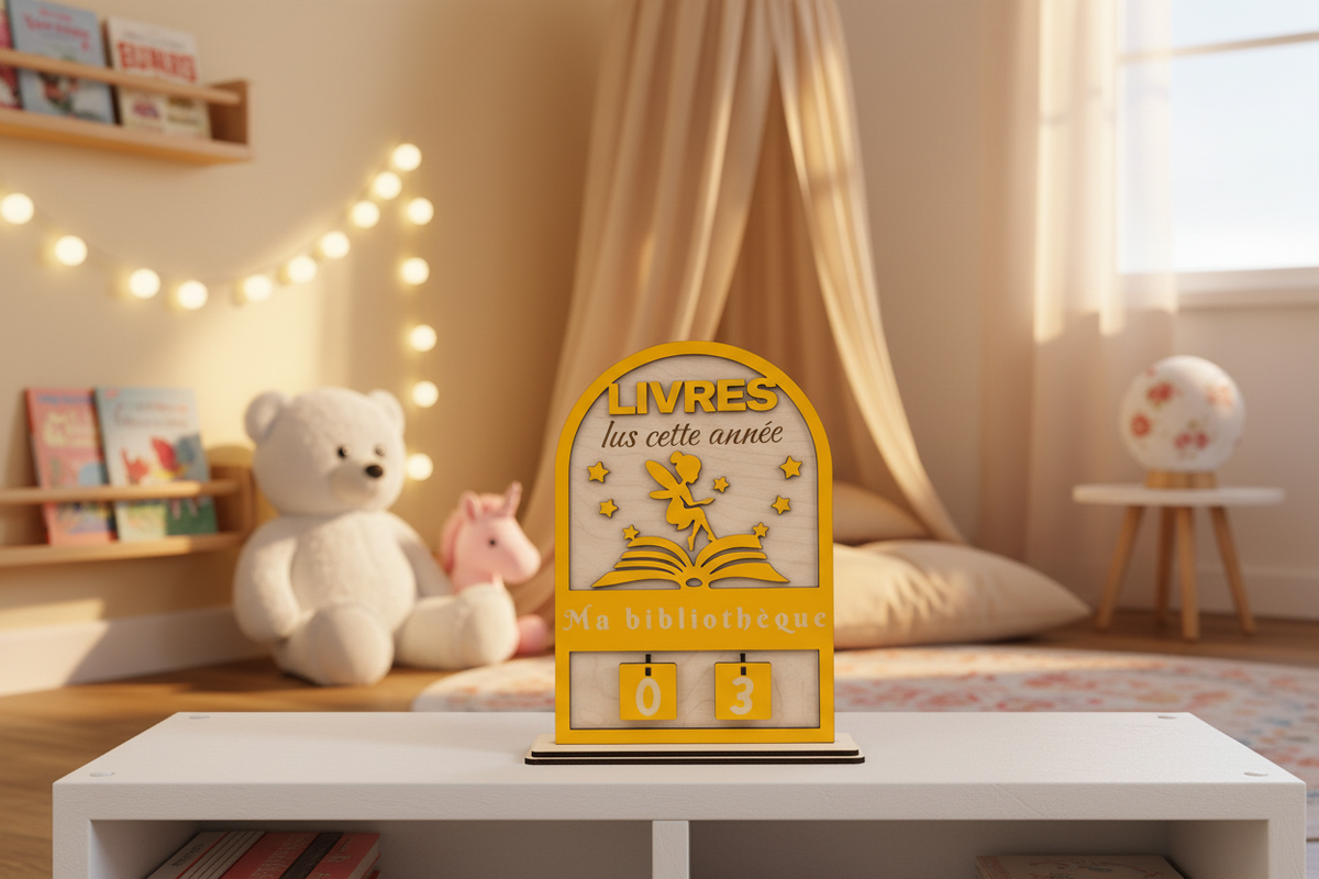 Liseur Enchanté version jaune - Chambre petite fille