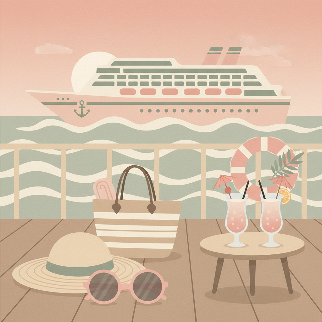 Scène de croisière relaxante